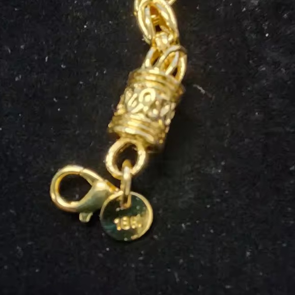 New! 18K gold color plated adjustable unique Chain Bracelet - Picture 4 of 6